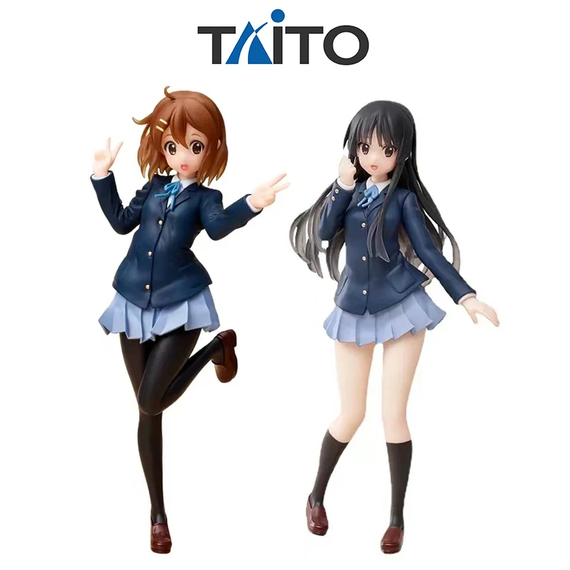 

TAITO Original K-ON! Coreful Hirasawa Yui Akiyama Mio аниме детские игрушки Коллекционные Фигурки Модели рождественские подарки на день рождения