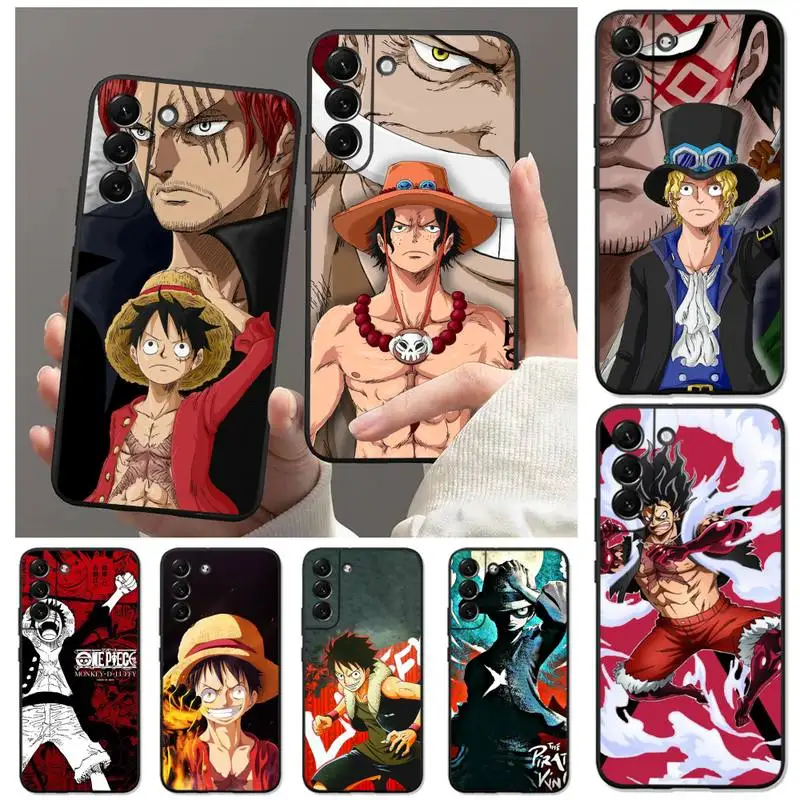 

Anime One Piece Luffy Zoro Tony Toys Phone Case for Samsung Galaxy S22 S21 Ultra S20 FE S10 S9 Plus 5G lite 2020 Funda Cover