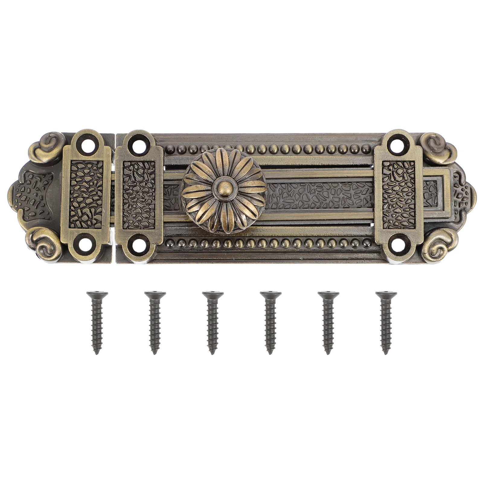 

1 Pc Zinc Alloy Security Lock Vintage Slid Door Bolt Retro Door Latch Lock