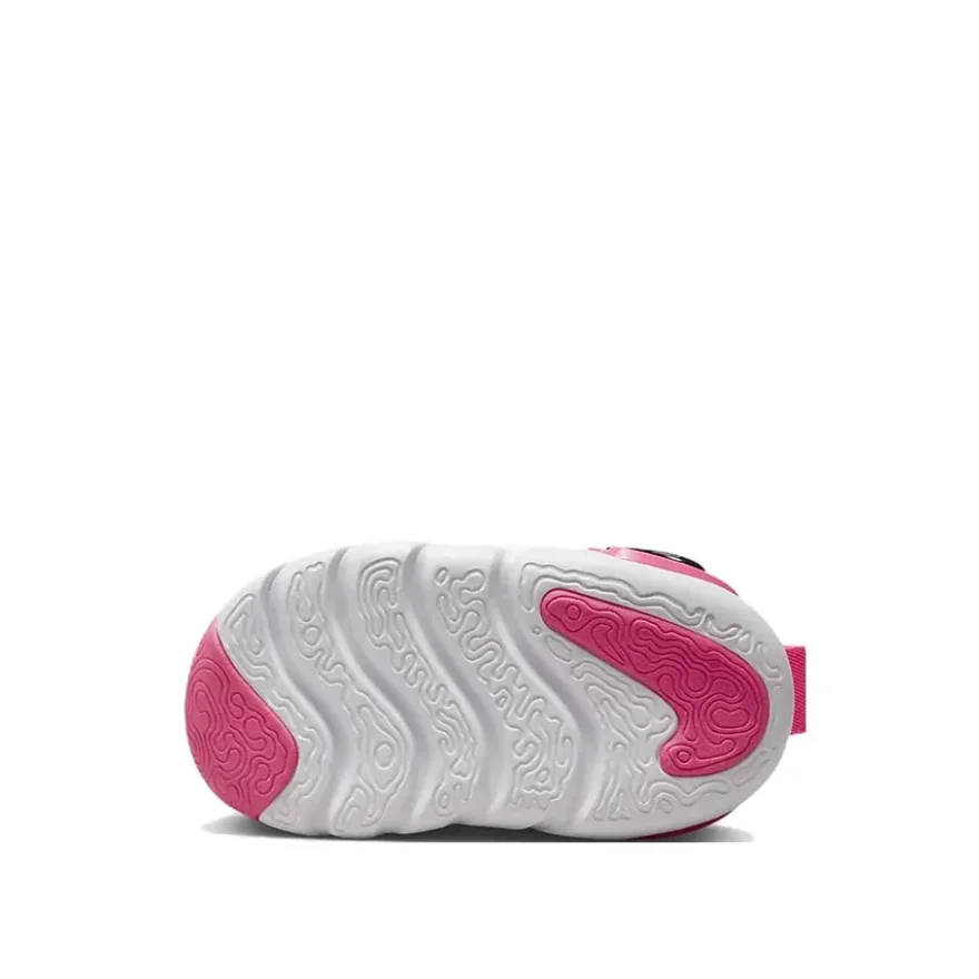 Низкие повседневные туфли Nike Dynamo Go Baby для малышей черные розовые гусеницы