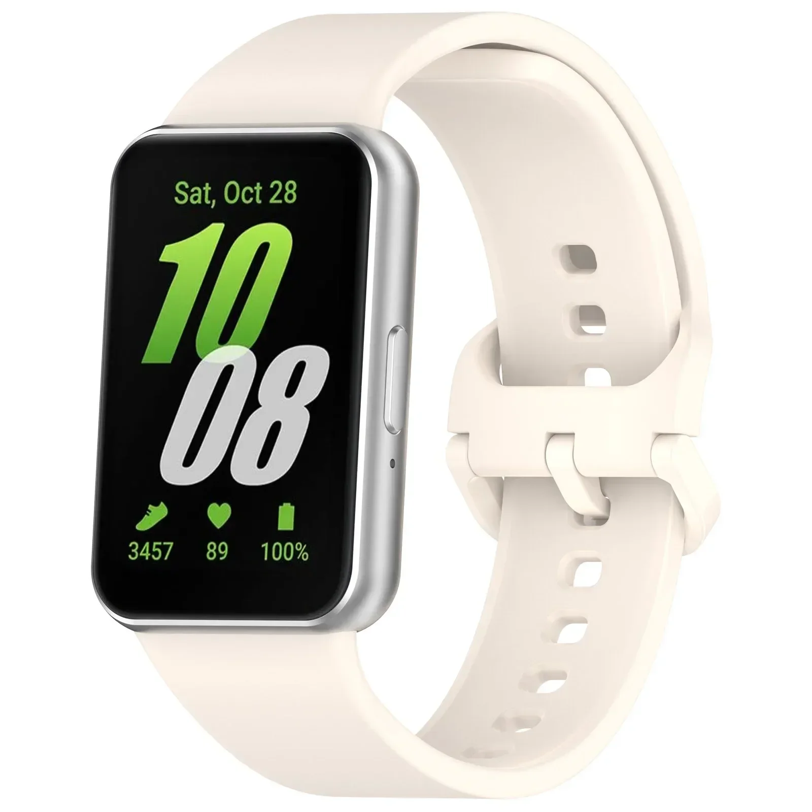 Фото Спортивный силиконовый ремешок для умных часов Samsung Galaxy Fit 3, резиновый браслет Correa для Samsung Galaxy Fit3 R390, аксессуары для ремешков. №2