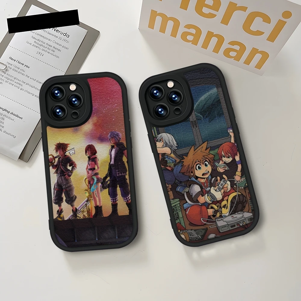 Фото Чехол для телефона Kingdom Hearts силиконовый мягкий черный для IPhone 13 14 16 15 12 11 Pro Max Mini Xs Xr Plus SE2020 кожаный чехол №1