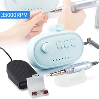 new 35000 prm electric nail drill manicure machine professional nail milling tool colorful macaron electric nail drill machine