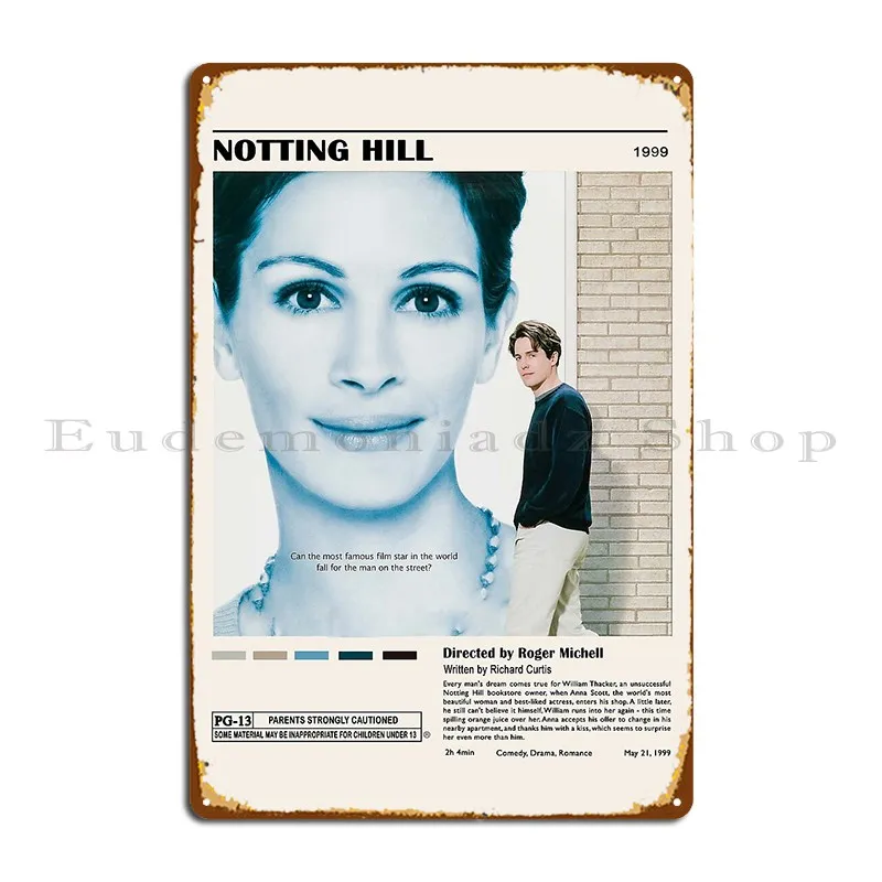 Романтическая комедия кинопостер металлический плакат с табличкой для гаража