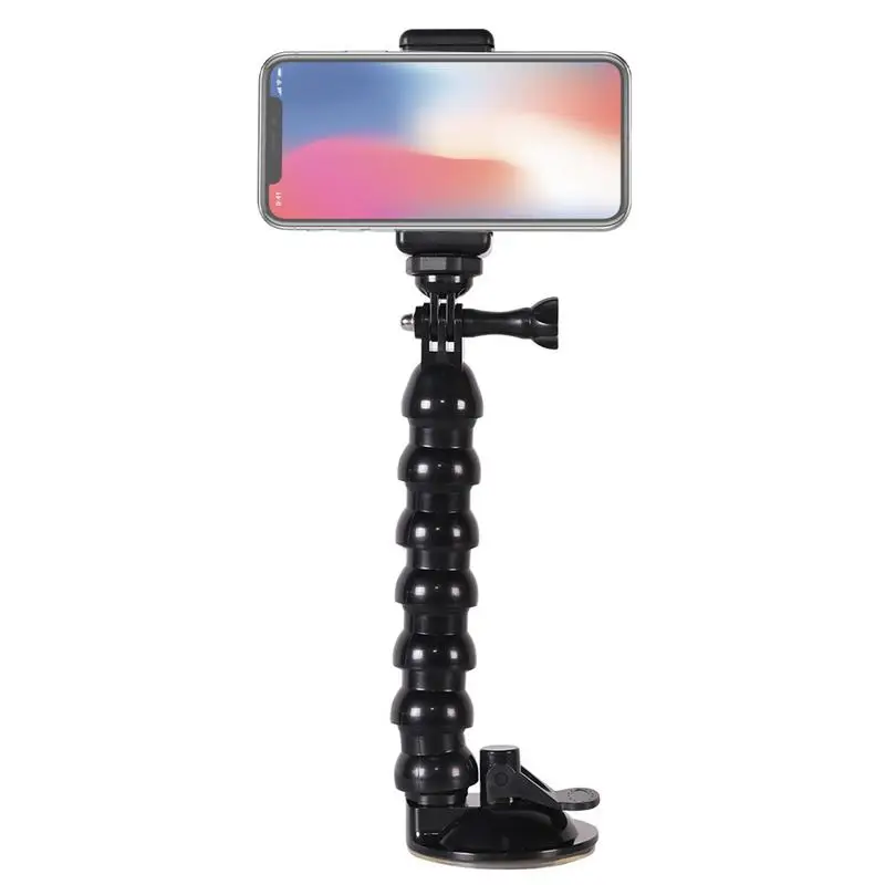 

Car Phone Holder Windshield Phone Holder For Car Mount Dashboard/Suction Cup/Window Great For Vehicle Video Recorder Smartphone