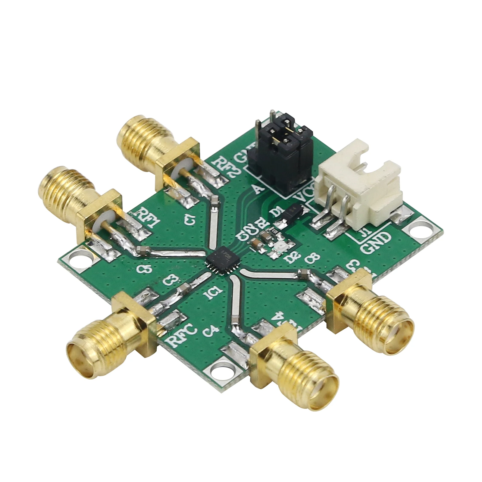 

HMC7992 Module Non-reflective Module Board 0.1GHz to 6GHz Single-Pole Four-Throw SP4T Silicon Switch