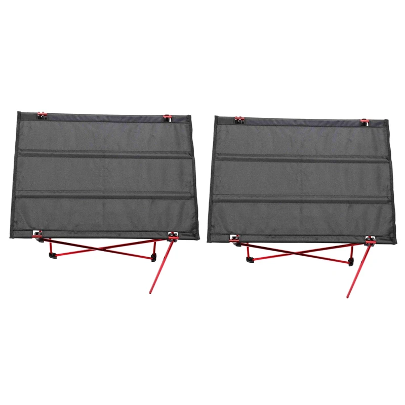 

2X Portable Foldable Folding Table Desk Camping Outdoor Picnic 6061 Aluminium Alloy Ultra-Light