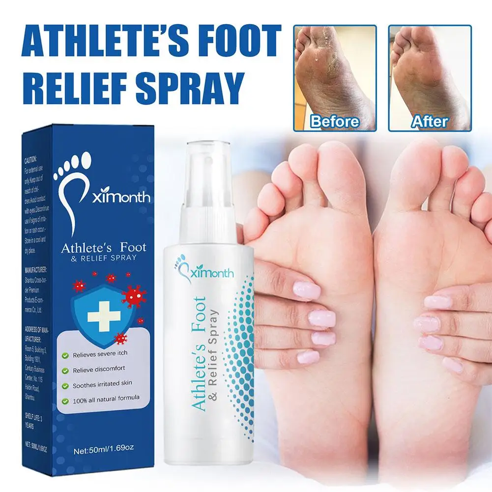 

50ml Fungus Foot Spray Foot Odor Shoe Odor Nemesis And Foot Odor Socks Spray Spra Removal Anti-sweat Deodorant Artifact Foo Q1A0