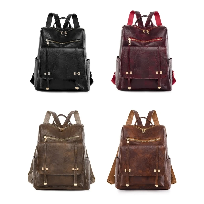 

Рюкзак PU Bookbags Рюкзак Двойной ремень Сумка Брызгозащищенные дорожные сумки