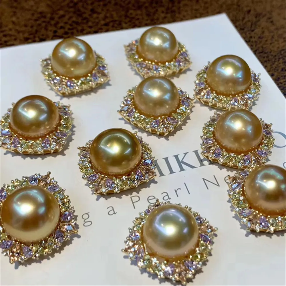 S925 Sterling Silver Pearl Pendant Settings Blank/Base For DIY Pendant Jewelry Making Accessories Suitable for 12-13mm Bead