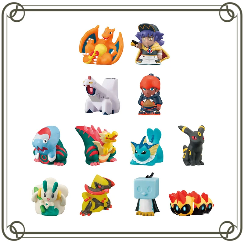 

Кукла-Покемон, 4 см, Bandai Gashapon, Floette, Raihan, Pikachu в коробке, в стиле аниме, подарок на Рождество