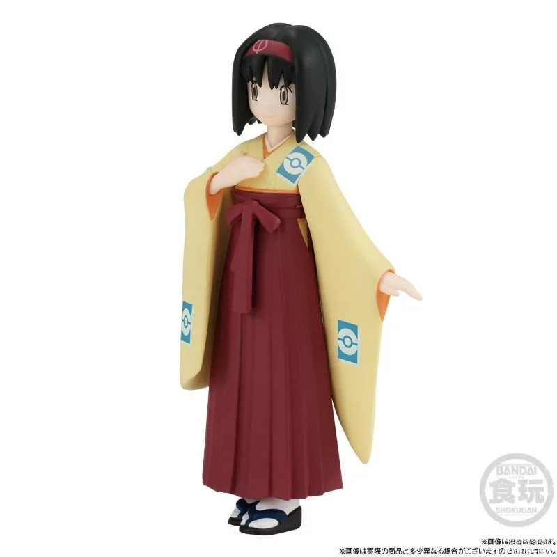 Фото В наличии: Оригинальные фигурки Bandai Shokugan Pokemon Erika, Gloom, Vileplume — персонажи аниме для рождественского подарка, коллекционные игрушки-модели №3