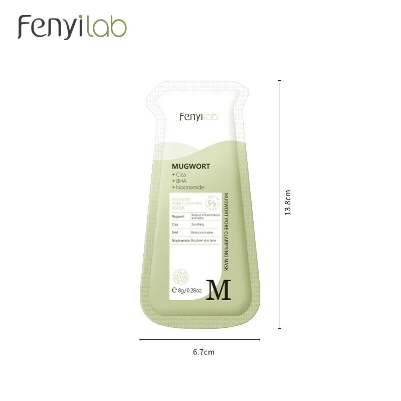 10 шт. Fenyi полынь грязевая маска коллагеновая увлажняющая глиняная для лица