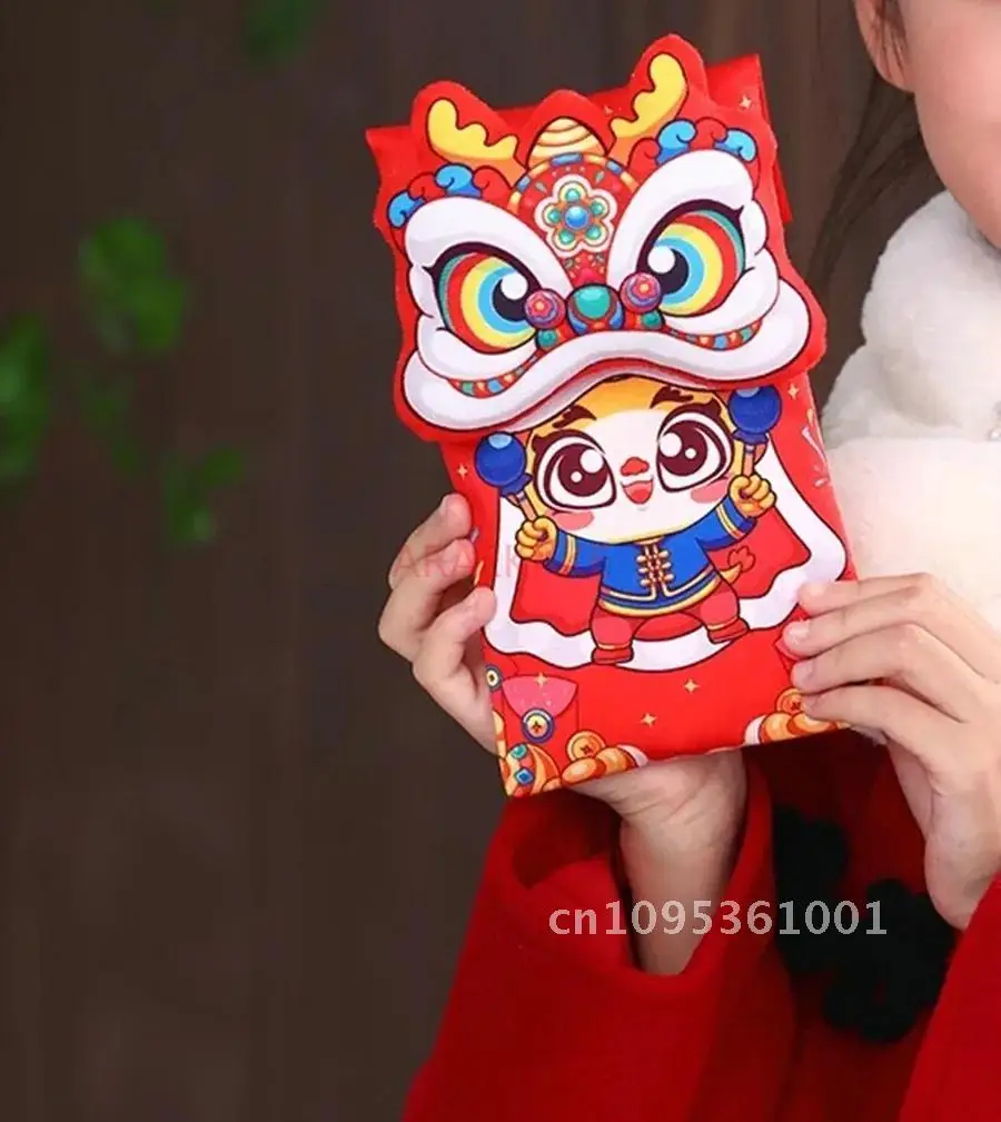 1 шт. новогодний красный конверт подарок на весенний фестиваль счастливый пакет