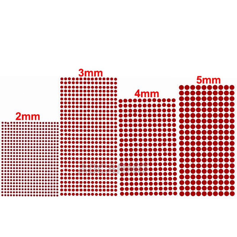10000 шт./партия водонепроницаемые наклейки для iPhone MacBook 2 мм 3 5