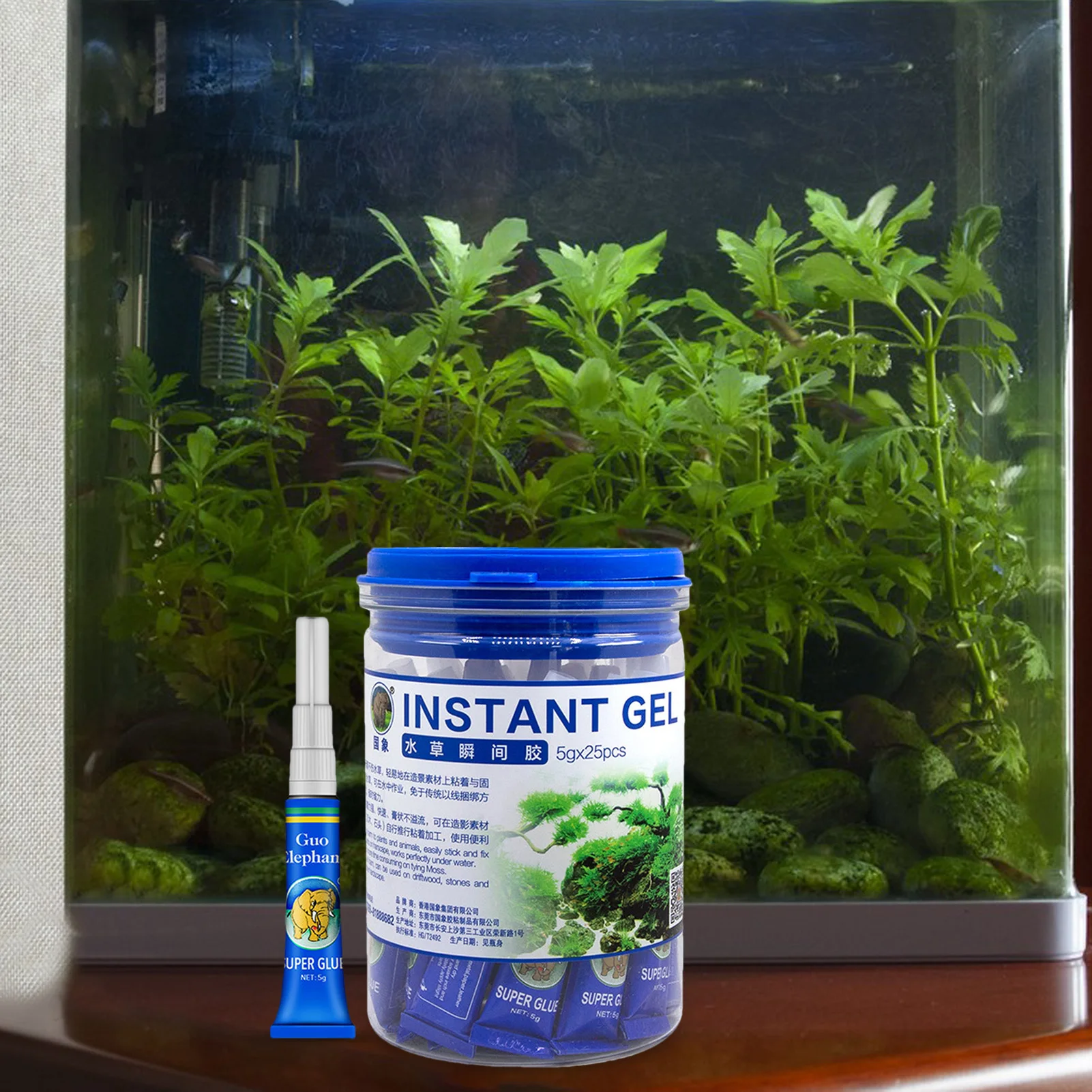 Клей для аквариума 25 шт. безопасных и быстросохнущих акванакидок клей водных