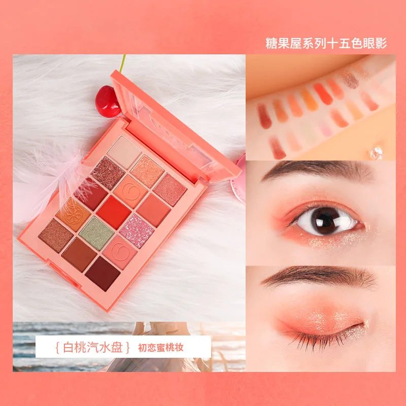Cosmetics jo-jo candy house series of mashed potatoes ten five color eye shadow pearl dumb everbright to ins |
