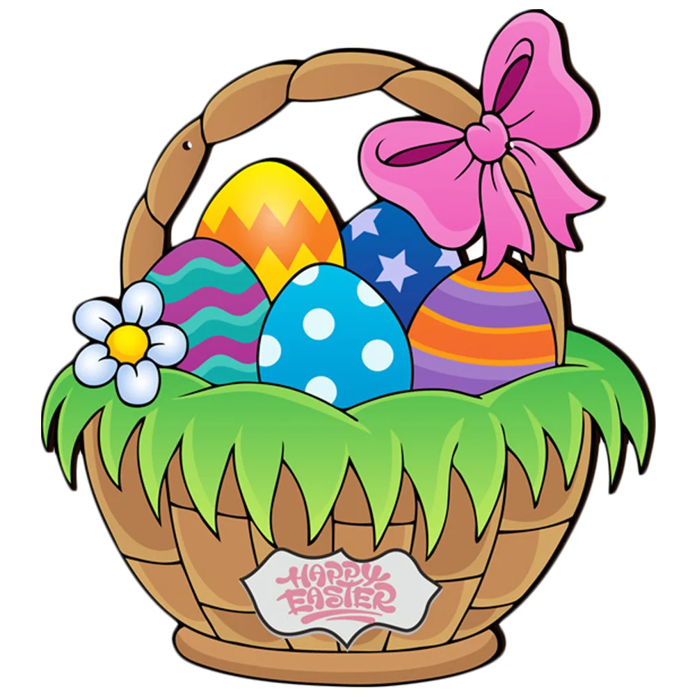 

Easter Sign Egg Hanging Welcome Ornaments Plaque Bunny Favors Party Decorations Tree Ornament Spring Happy Wooden Pendant Door