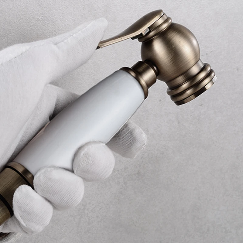 

Смесители для унитаза и биде, античная бронза, душ для ванной комнаты, распылитель, насадка для биде, одиночные краны для холодной воды, смеситель для ванны