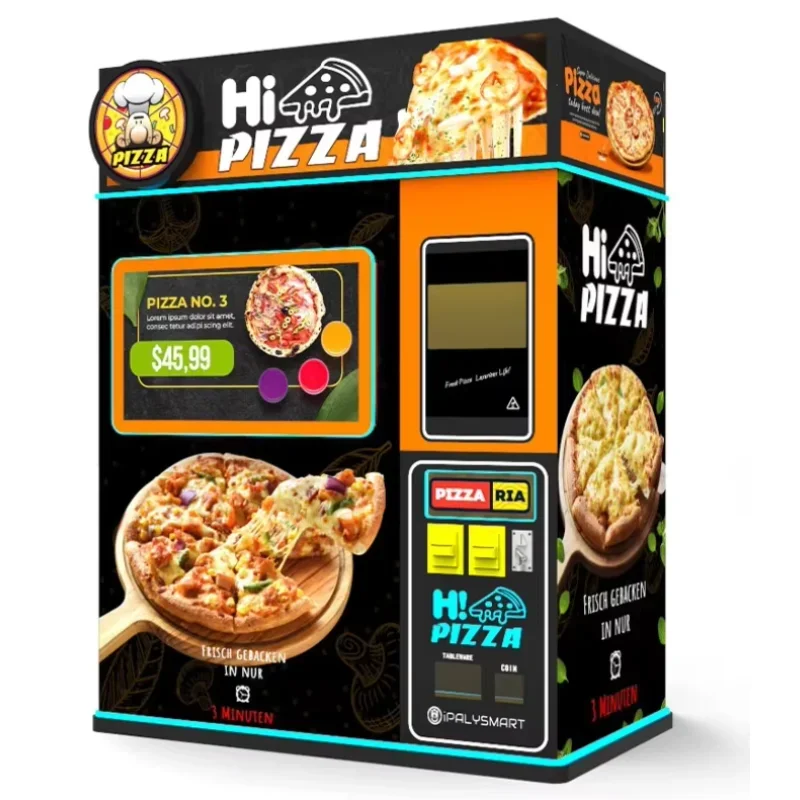 Автомат для продажи горячих продуктов самообслуживания автоматическая