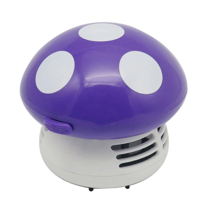 

Cute Desktop Vacuum Cleaner Mushroom Dust Collector Handheld Keyboard Suction Eraser Confetti Desk Piano Cleaning Tool
