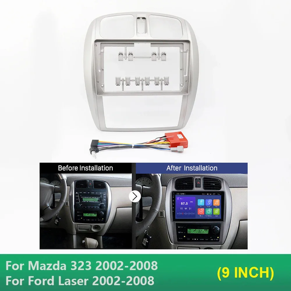 9-дюймовый автомобильный каркас адаптер для фасции Android-радио аудиосистема
