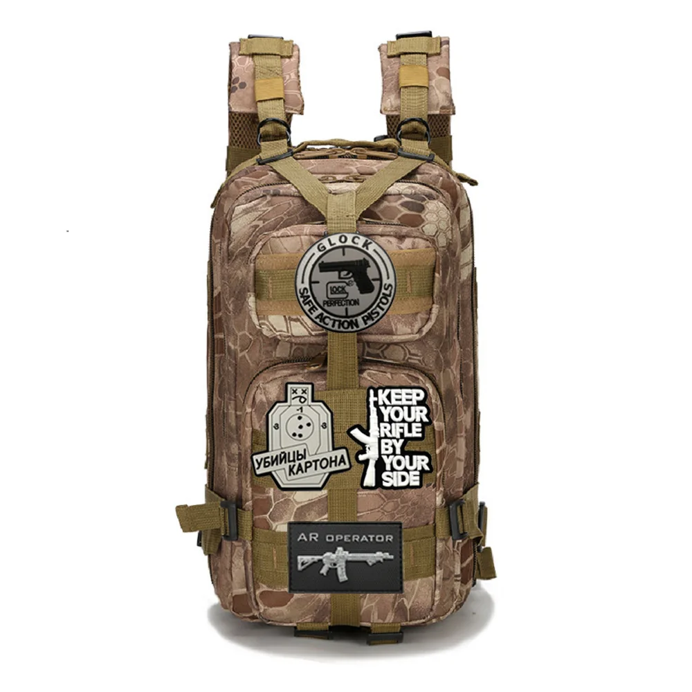 Новый дизайн резиновая повязка на руку Glock вышивка для мишени искусственная