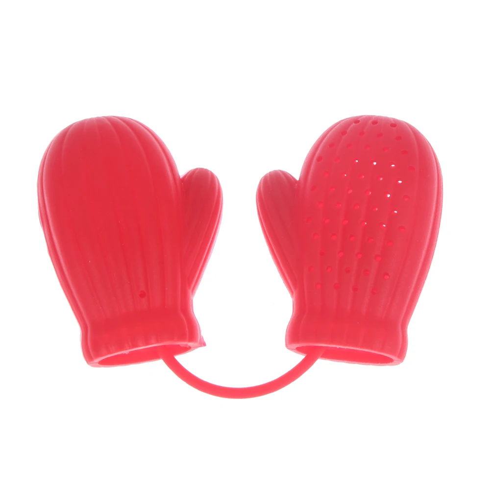 

Father Christmas Glove Infuser Silicone Loose Tea Leaf Strainer Filter Diffuser