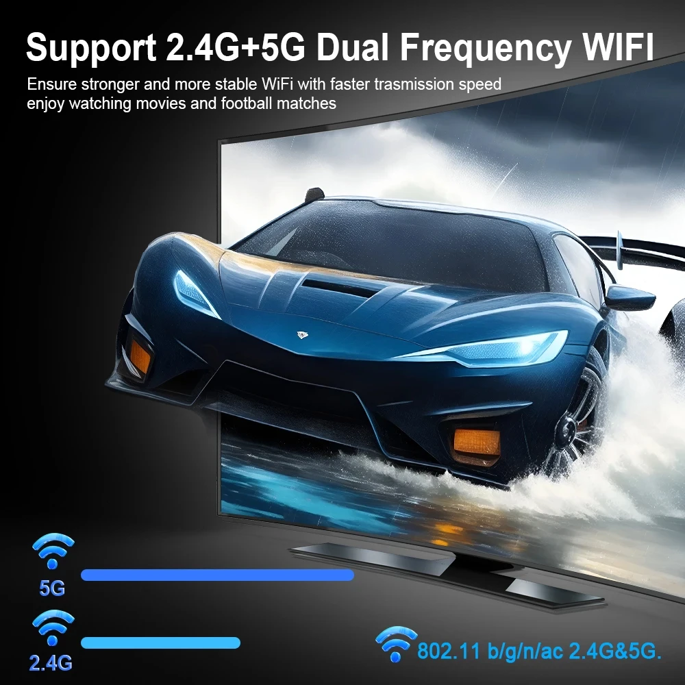 Lemdioe Mini TV Box 98 8K Поддержка видео Android 12 2 4 ГГц Amlogic 4K Wi-Fi 6 3D Smart 16 ГБ/32 ГБ