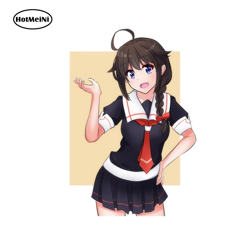

13cm x 9cm for Kantai Collection Anime Vinyl Car Sticker Waterproof Sunscreen Surfboard Decal Windshield Car Styling