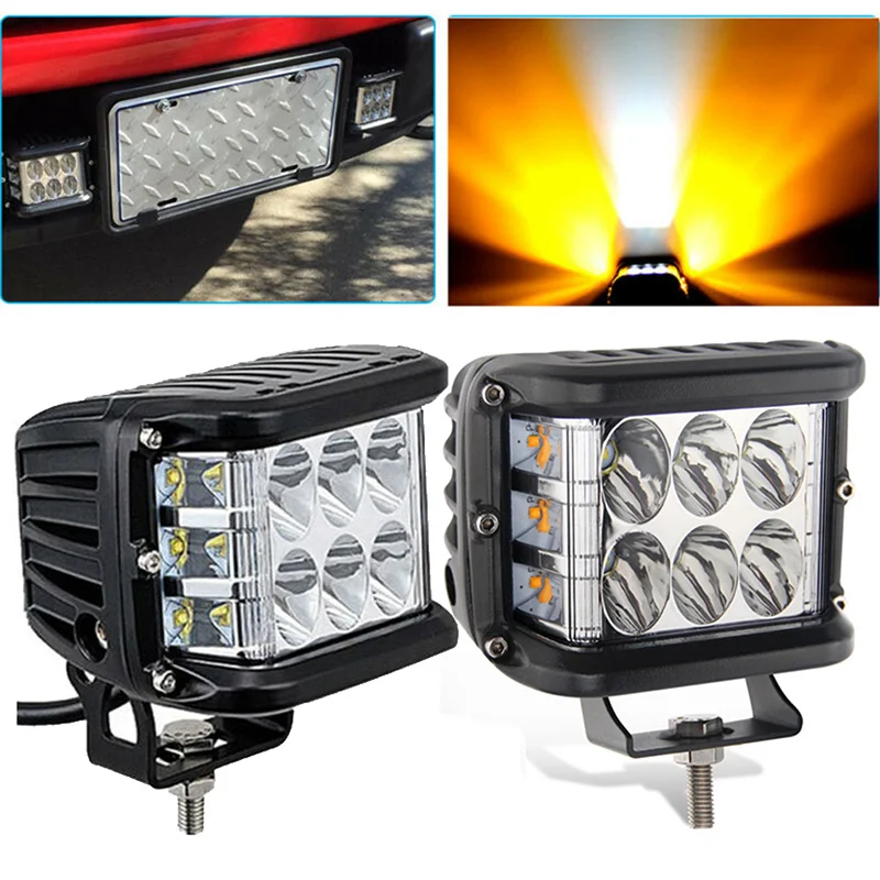 

4-дюймовый свет 72 Вт светодиодный рабочий свет стробоскопический свет бар мигающий противотуманный фонарь для автомобиля грузовик внедоро...