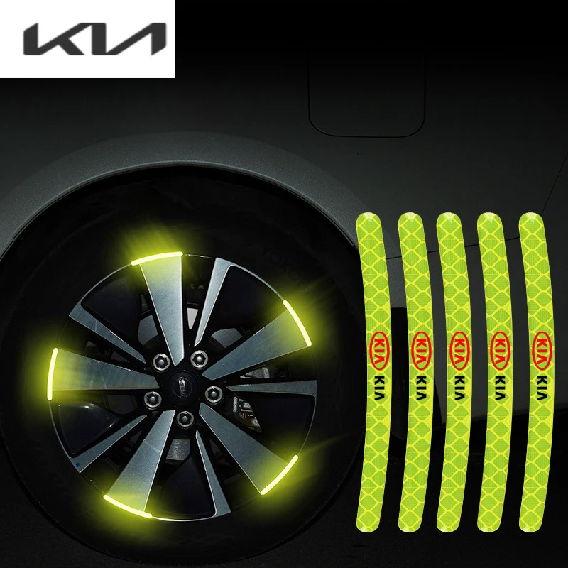 20 шт. подходящие автомобильные наклейки на колеса декоративные светоотражающие
