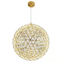 stars sparkle led pendant lamps stainless steel body living room bedroom dining room hanging lamps industrial style