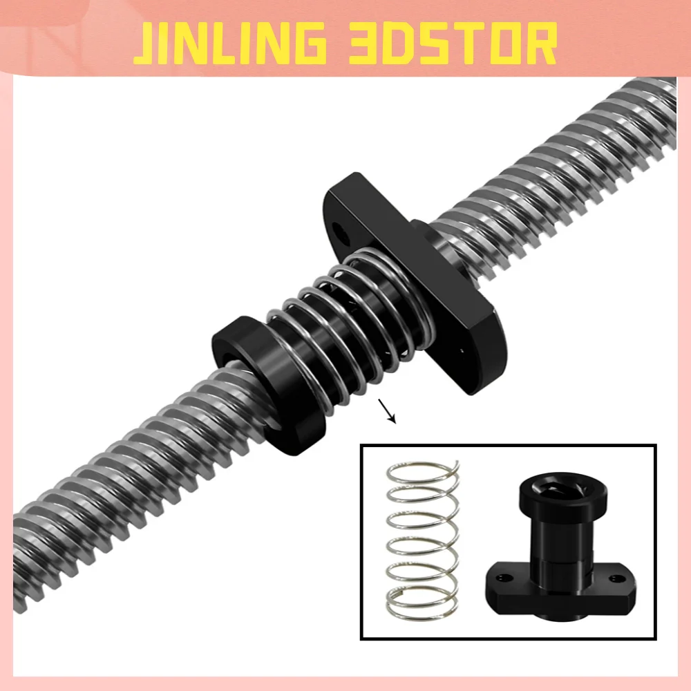 Трапециевидные винтовые гайки для 3D принтера оси Z T8 гайка Шаг 8 мм 2 Creality CR10 CR-10S