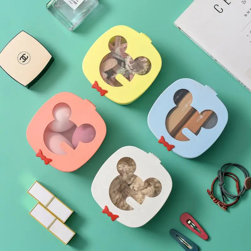 

New Creative Desktop Storage Basket, Girls And Children'S Hair Clip, Headrope Arrangement, Leather Band Storage Basket, Gift