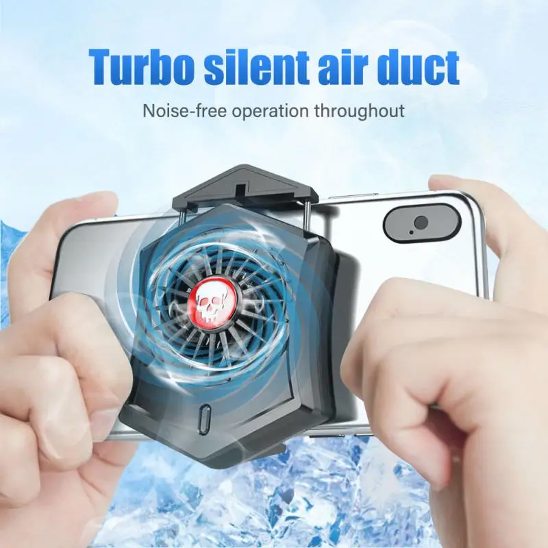 

For Iphone Xiaomi Samsung Mobile Phone Cooler Cell Phone Cool Heat Sink Rechargeable Smart Phone Cooling Fan Gaming Cooling Fan