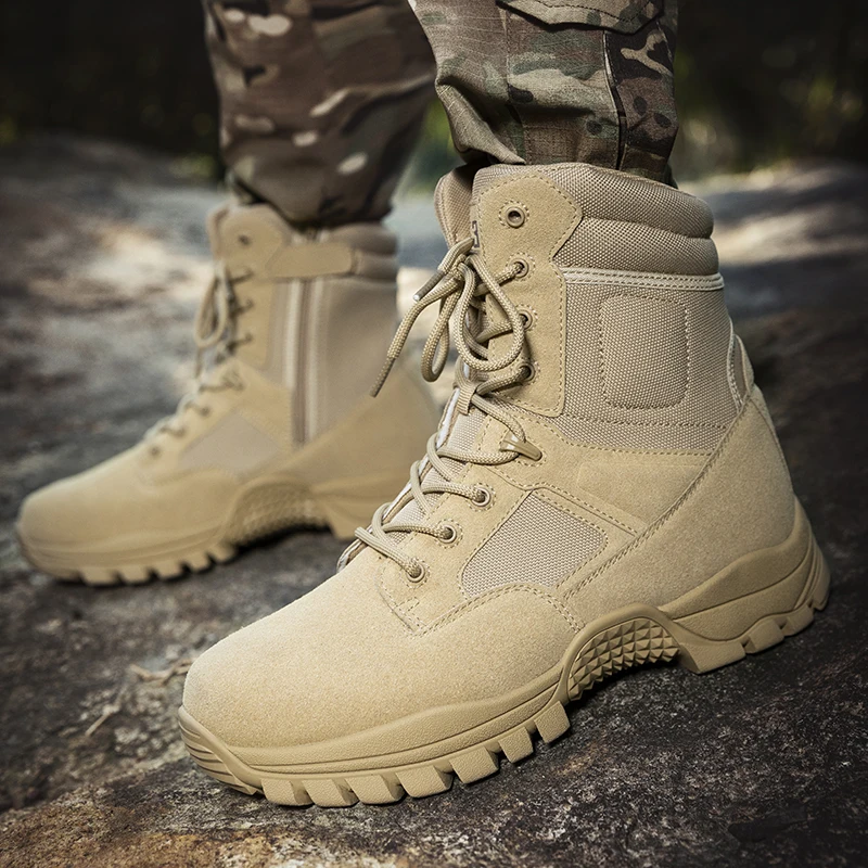 

Размера плюс 47 армейские походные треккинговые тактические военные мужские пустынные ботинки до середины икры тренировочные боевые ботинки модная Рабочая обувь для мужчин