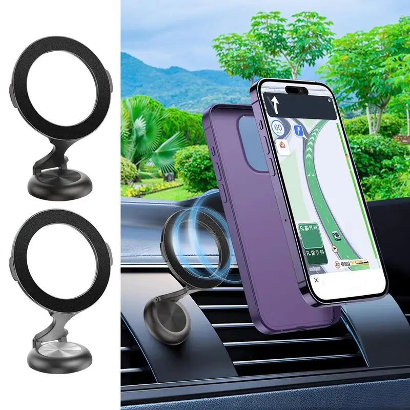 

Car Magnetic Phone Holder Automobile Anti Scratch Dashboard Mobile Mount Universal Rotatable Magnetic Cellphone Bracket For Car
