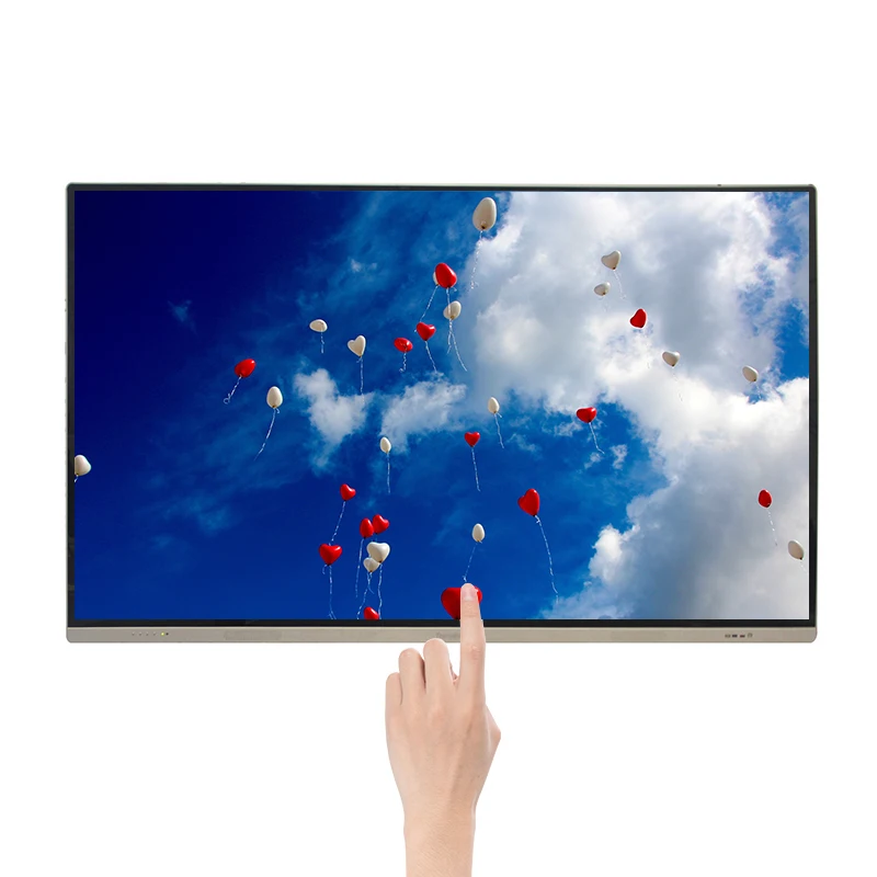 

4K разрешение 55 65 86 дюймов PCAP сенсорная панель из закаленного стекла матовый экран монитор с портами HMI DP