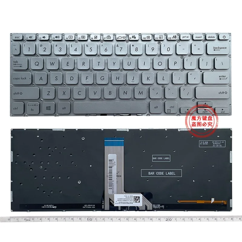 

US Keyboard Backlit for ASUS VivoBook 14 X409 X409U X409UA X409F FA JA Y4200 Y4200 DA FB V4000U V4000F X412 F R423 R424 A409M