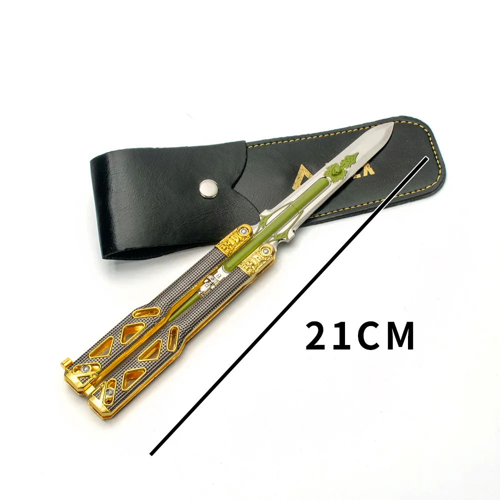 Pаспродажа 21 см Apex Octane нож-талисман, легенда, игра, косплей, Бабочка, балисонг, оружие, светящаяся модель, металлические реквизиты, коллекционная игрушк... Продажа 21 см Apex Octane нож-талисман, легенда, игра, косплей, Бабочка, балисонг, оружие, светящаяся модель, металлические реквизиты, коллекционная игрушк...