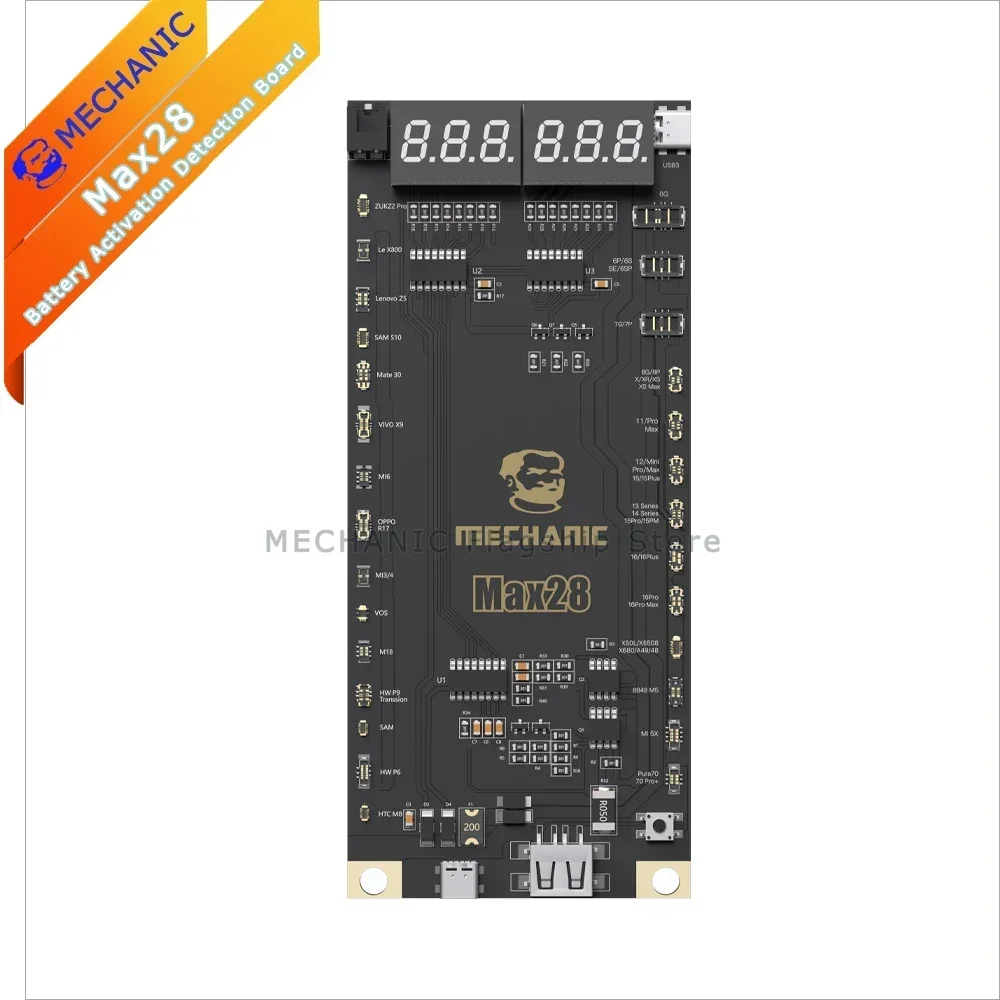 Плата обнаружения активации аккумулятора MECHANIC Max28 для IPhone 6G-16 Pro Max Android