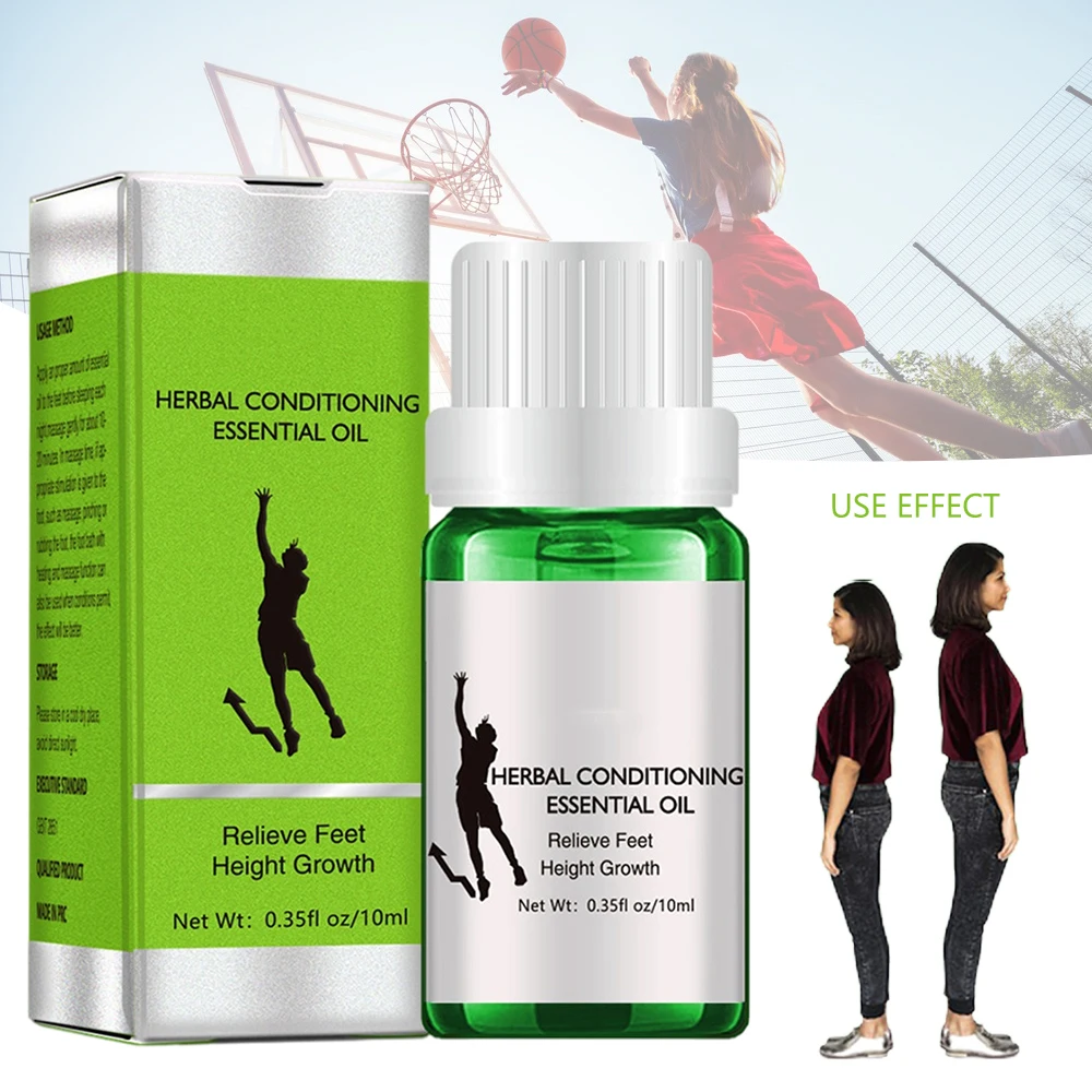 

Height Increasing Foot Massage Oil Natural Ingredients for Growth for Men Women Teen Use