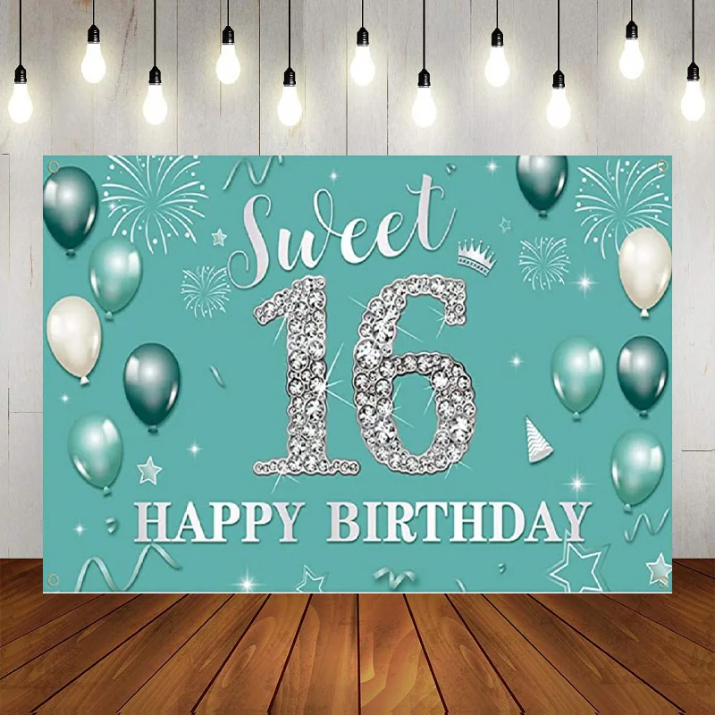 

Фон для фотосъемки с надписью «Happy Birthday»