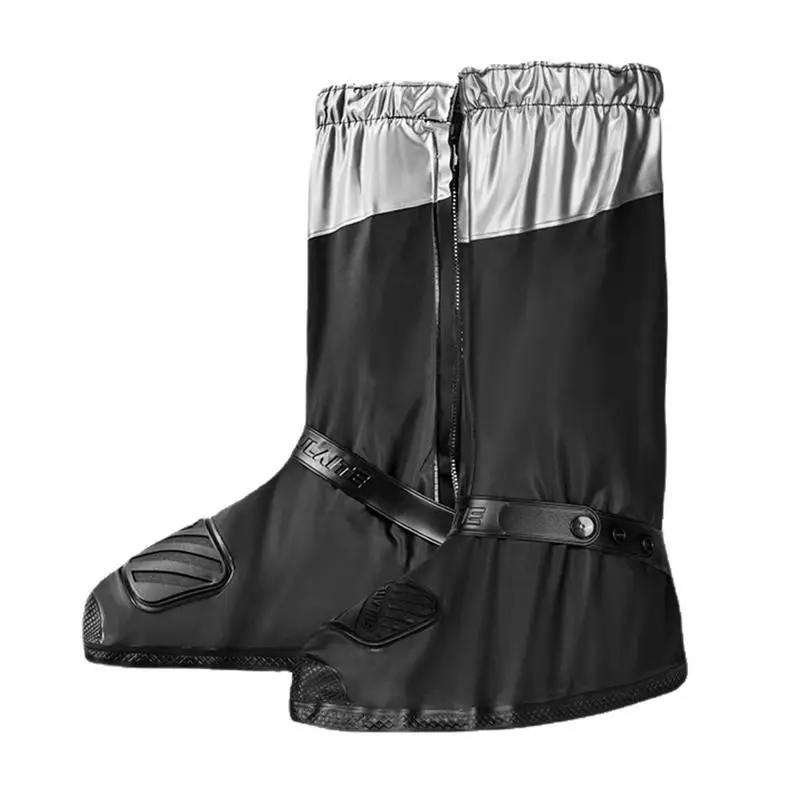 

Men Women Shoes Covers For Rain Flats Ankle Boots Cover PVC Reusable Non-slip Cover For Shoes Rainproof Thick Shoes Cover