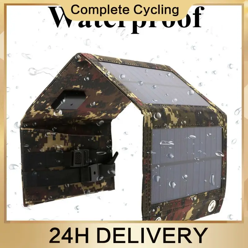 

Solar Panel 20w Portable Solar Charger For Power Bank Outdoor Travel Charger Outdoor Battery Supply Sunlight Generator