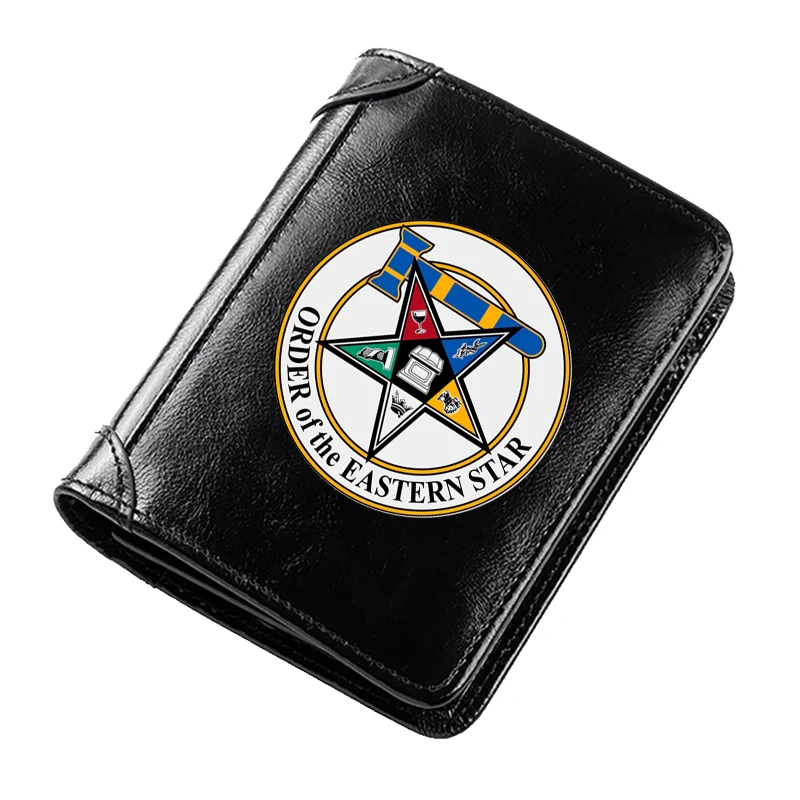 

Бумажники мужские из натуральной кожи с принтом «Восточная звезда»