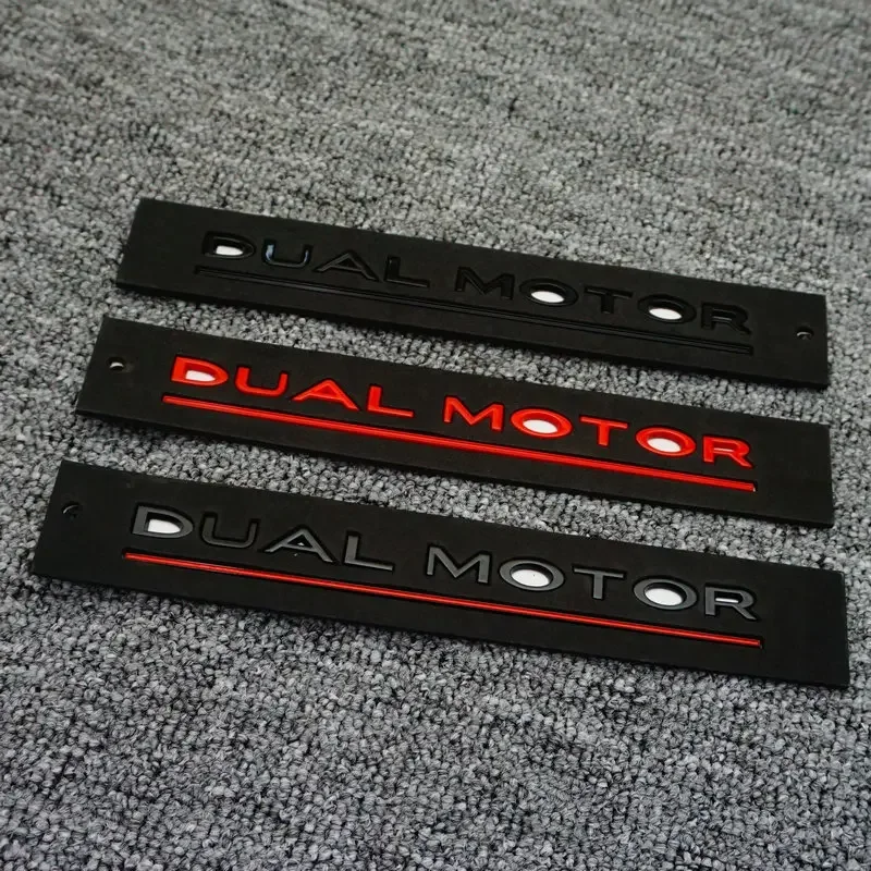 Suitable for TESLA Tesla Model 3 ModelX S Y High Performance Word Label DUAL MOTOR Dual Motor Tail English Letter Car Logo