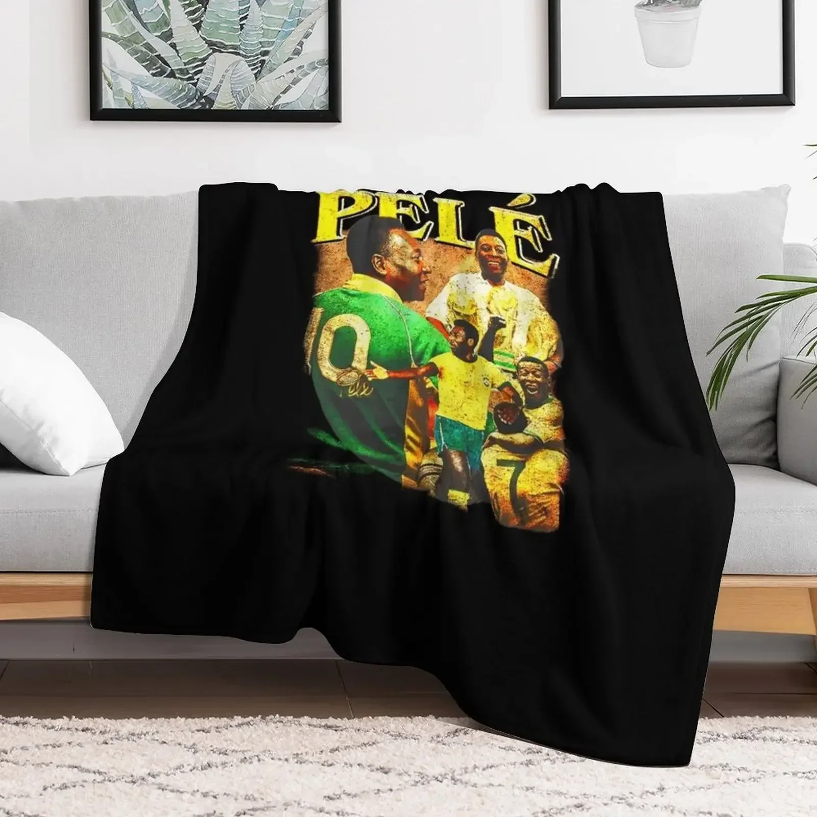 Одеяло Pele The King покрывала рождественские украшения термоодеяла для пикника