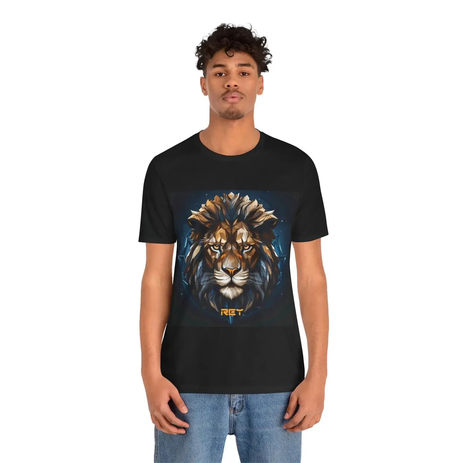 Фото Футболка Lion Rey от MightySouls Leon 4: Винтажный стиль, эффект потертости, для повседневной носки – воплощение позитивной энергии. №1